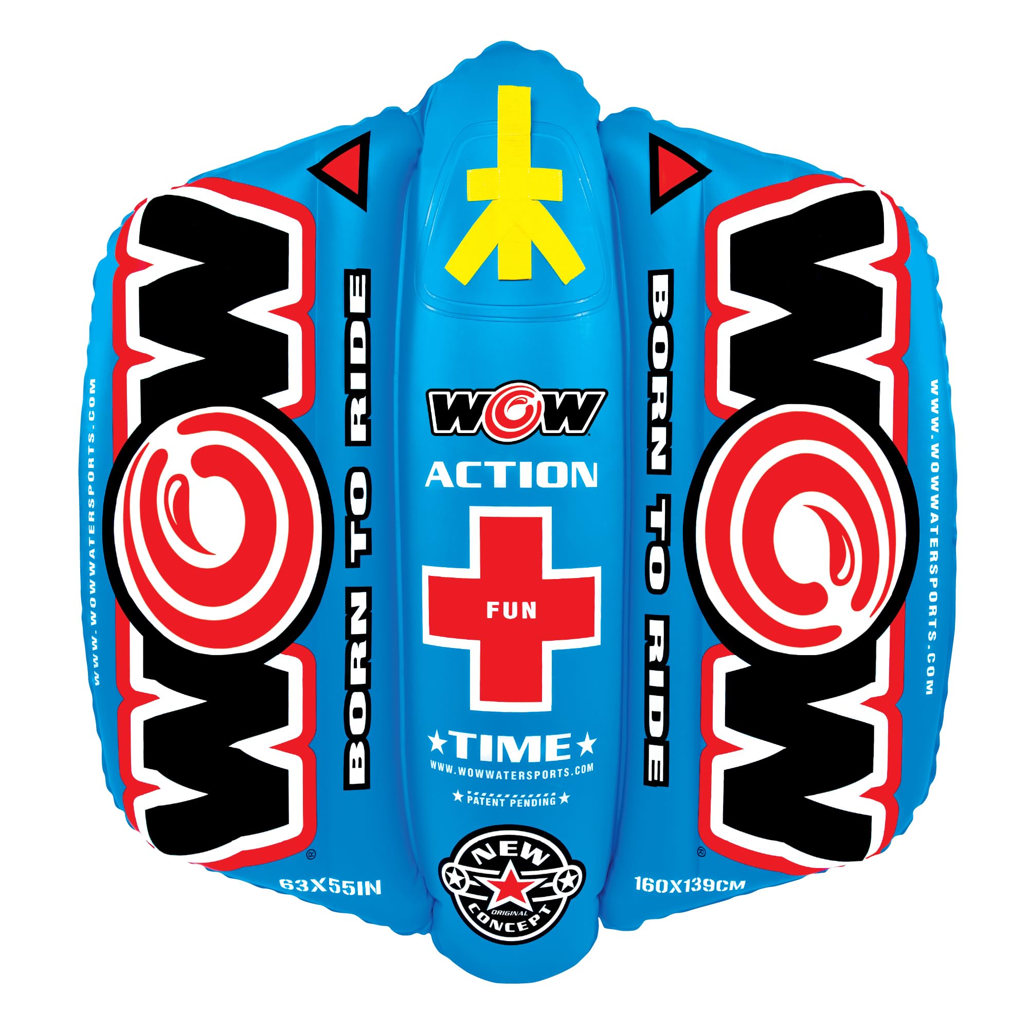 WOW Sports Zig Zag nylon cover and grab handles highlighting durability and secure grip