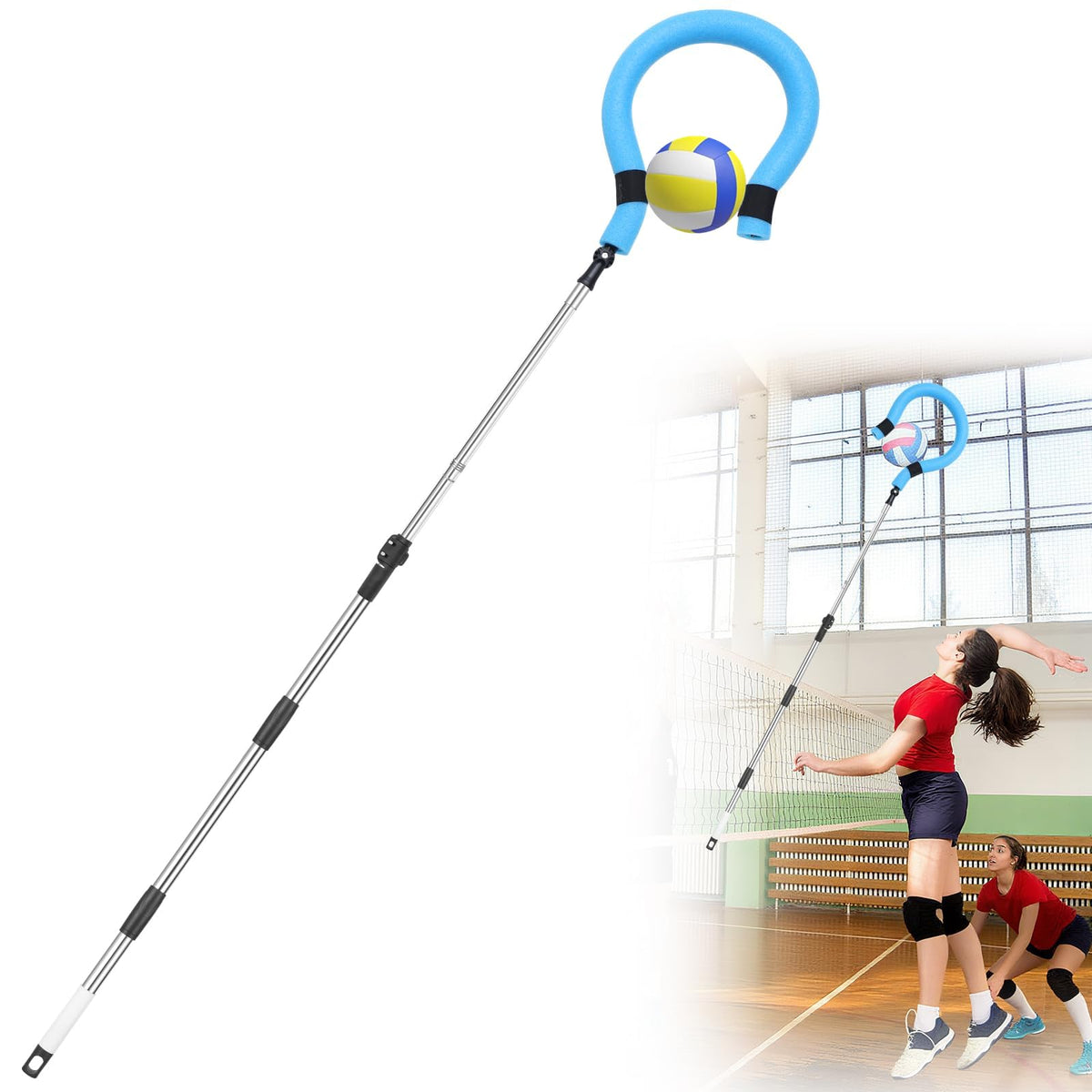 Woxnoc front view of trainer showing full assembled unit and stability benefit