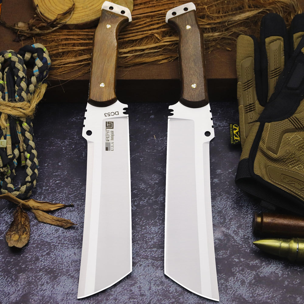 WPKOPYA camping setup with knife used for food prep and camp tasks benefit