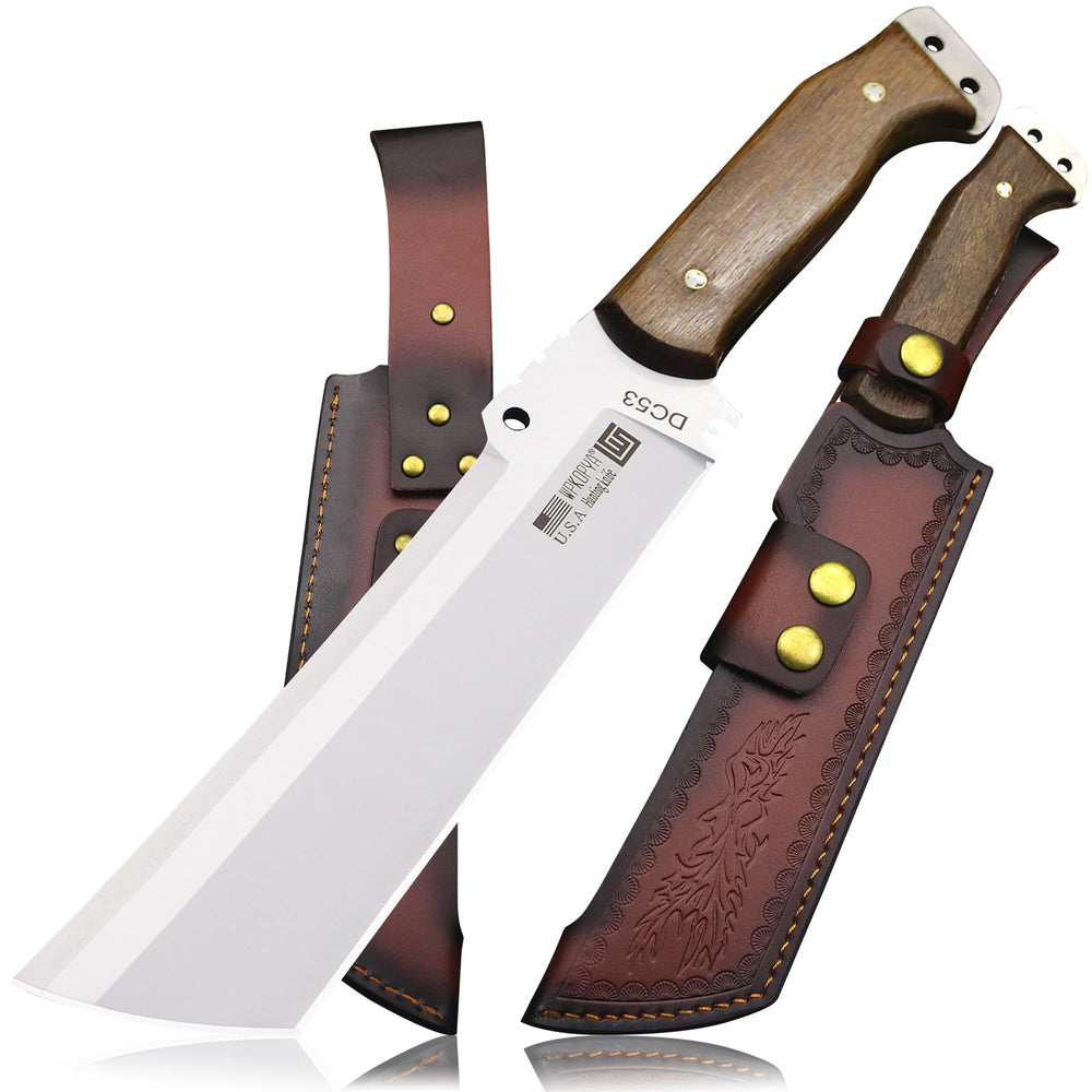 WPKOPYA front view shows full-tang blade and balanced design for reliable use