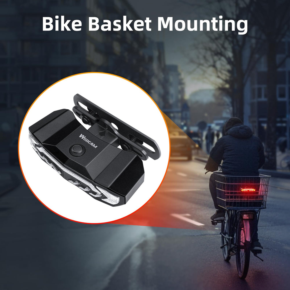 wsdcam handlebar remote attached with silicone bracket for easy control