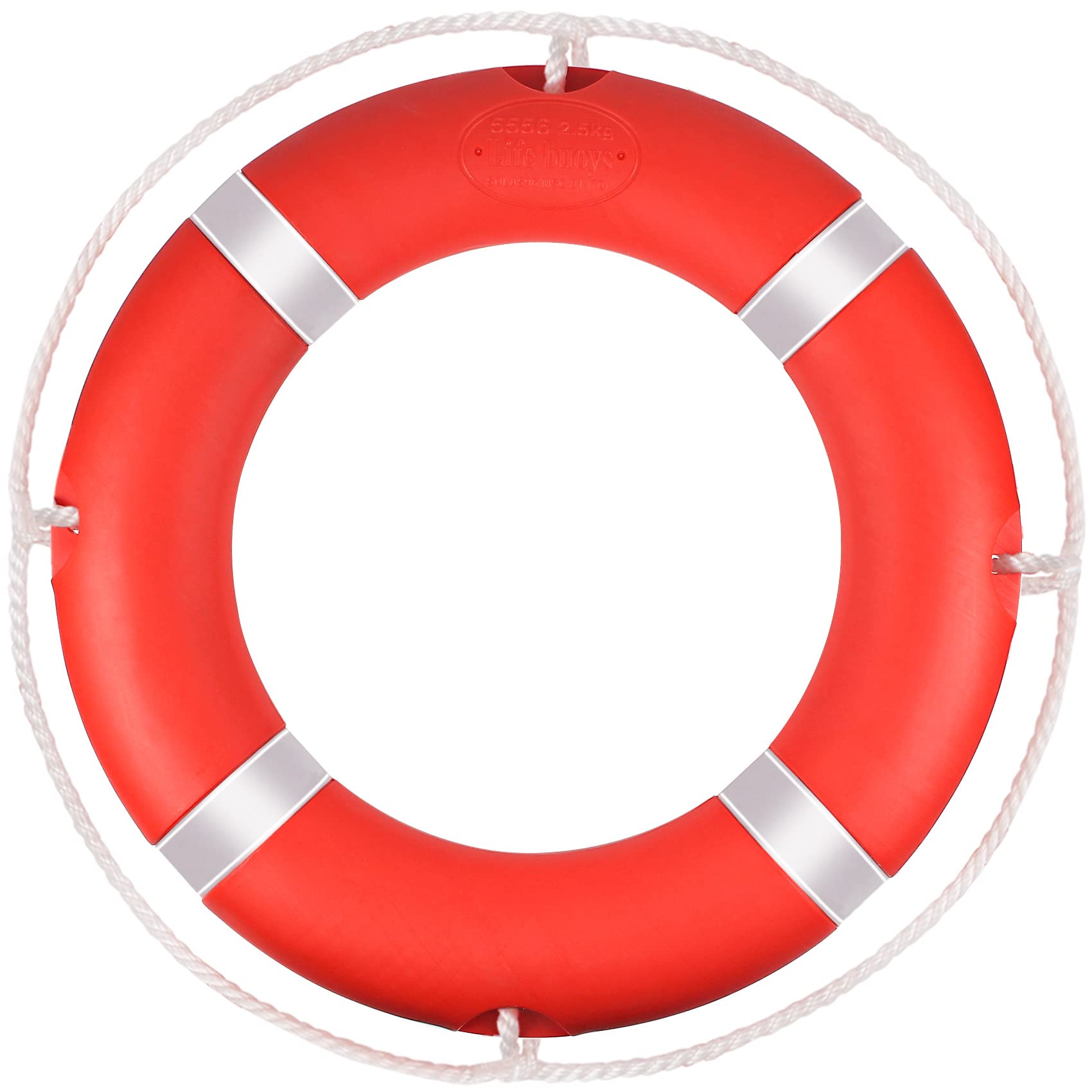 WTMORE life ring front view showing bright orange visibility and rugged design