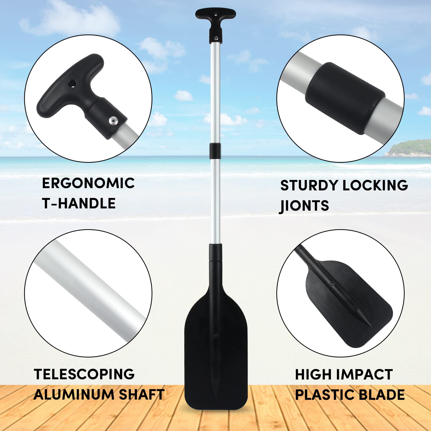 WTMORE high-impact PP blade detail illustrating strong water catch
