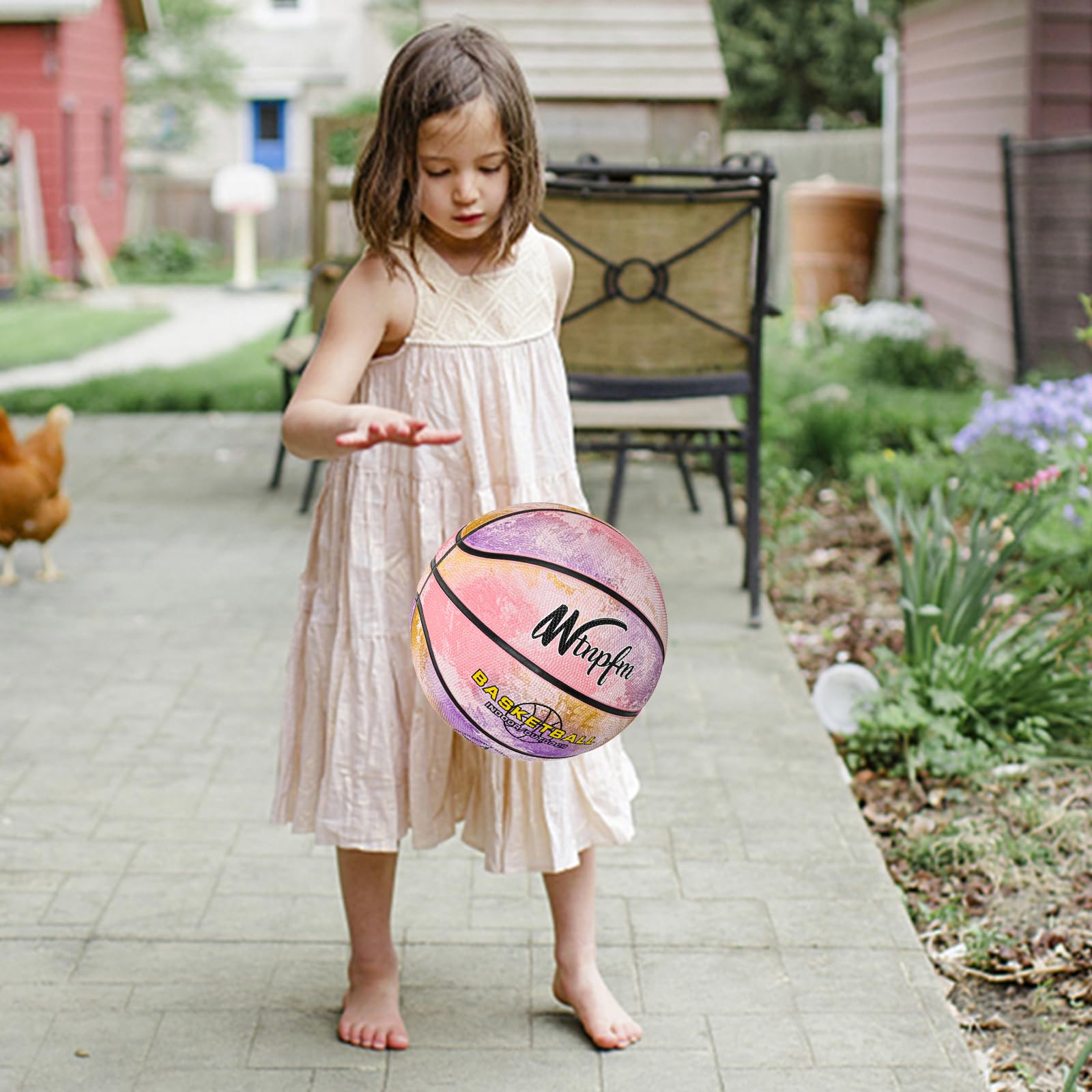 Wtnpfm shown with a child’s hand to demonstrate comfortable size
