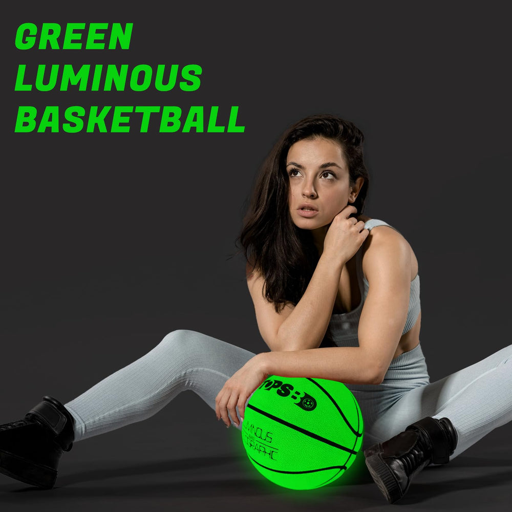 WTOPSBO glowing basketball during night play, improves ball tracking in low light