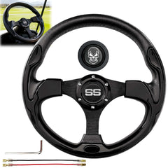 WUKO HUNT front view all-black wheel showing sporty design and easy upgrade