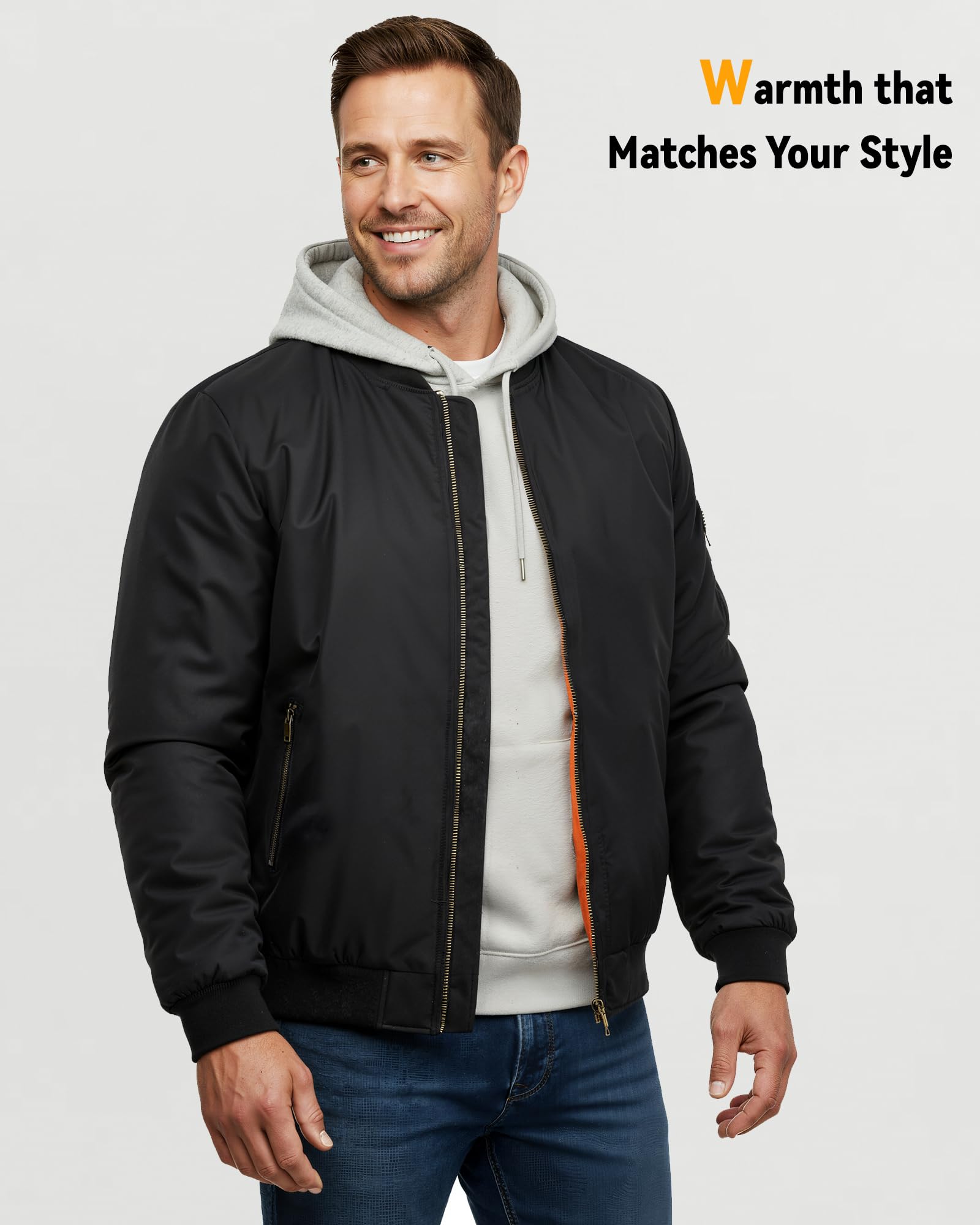 Wulcea waterproof fabric and zipper close detail for durable, weather-resistant wear