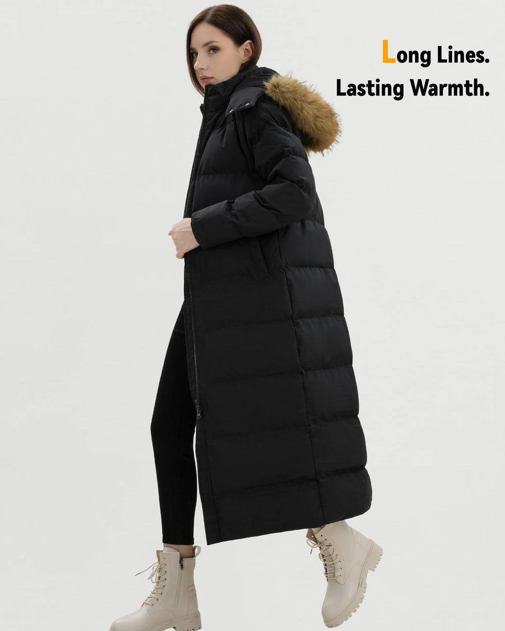 Wulcea jacket next to a measuring tape showing length and fit for accurate sizing