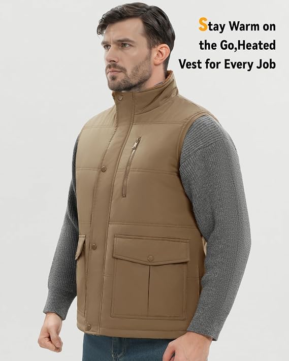 Wulcea vest in use during hunting showing mobility and core warmth