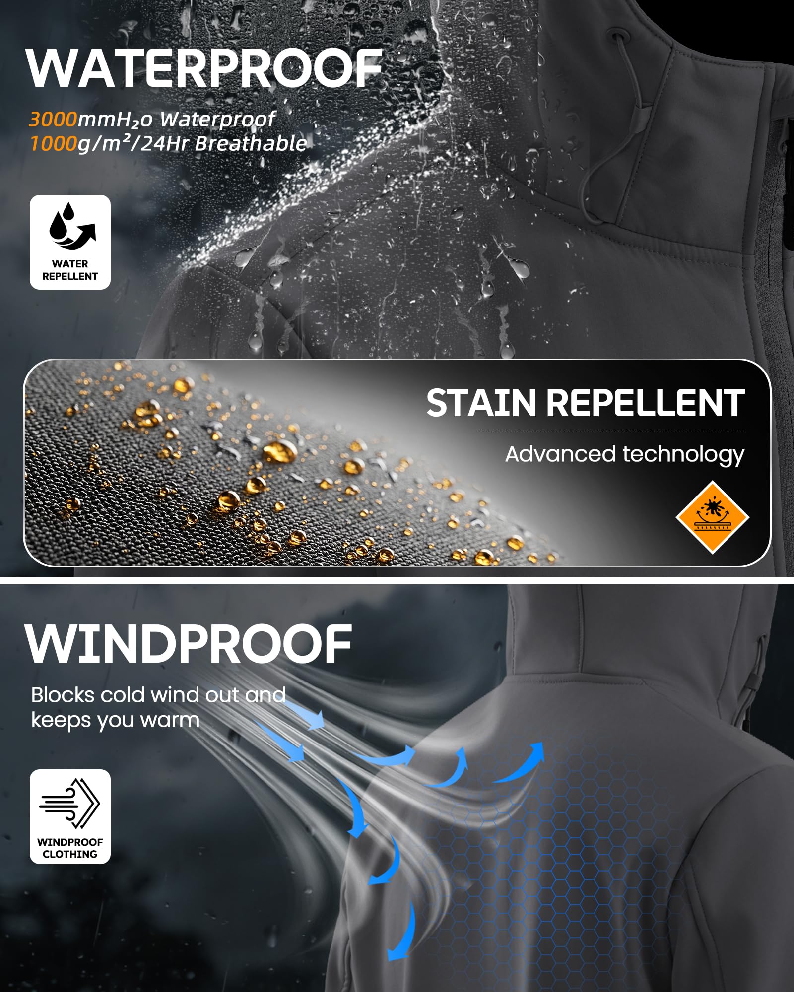 WULFUL left-arm zip pocket for quick-access storage benefit