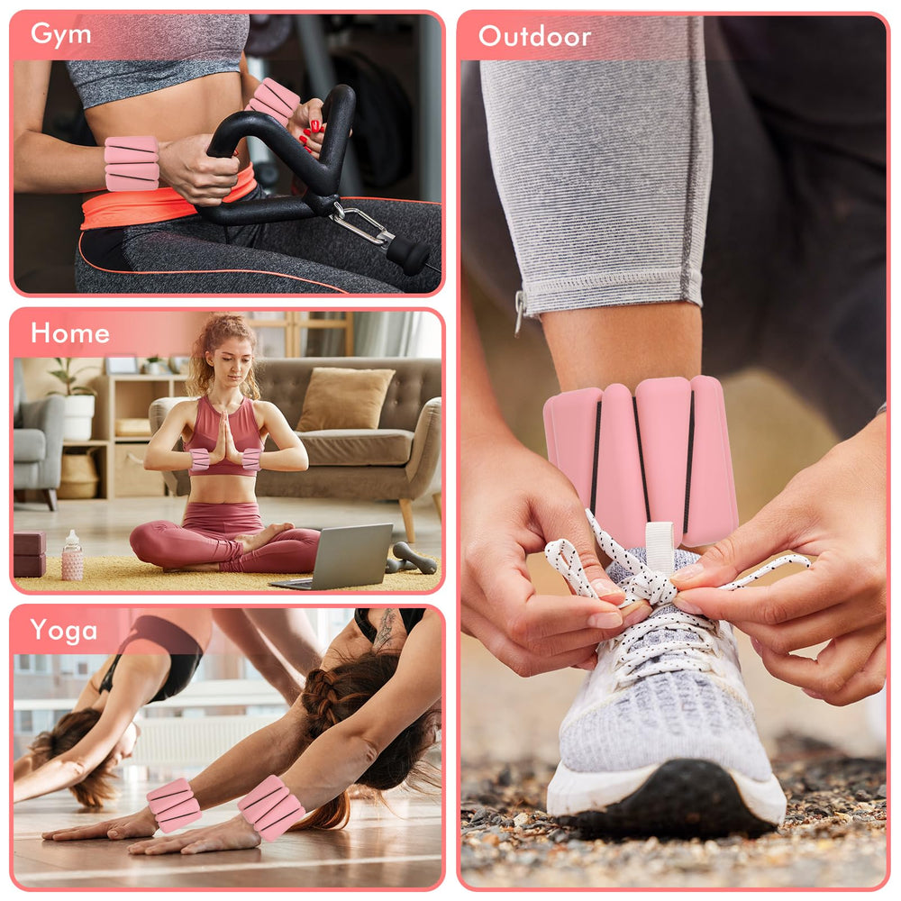 WUSOPU ankle weight used while running increasing workout intensity