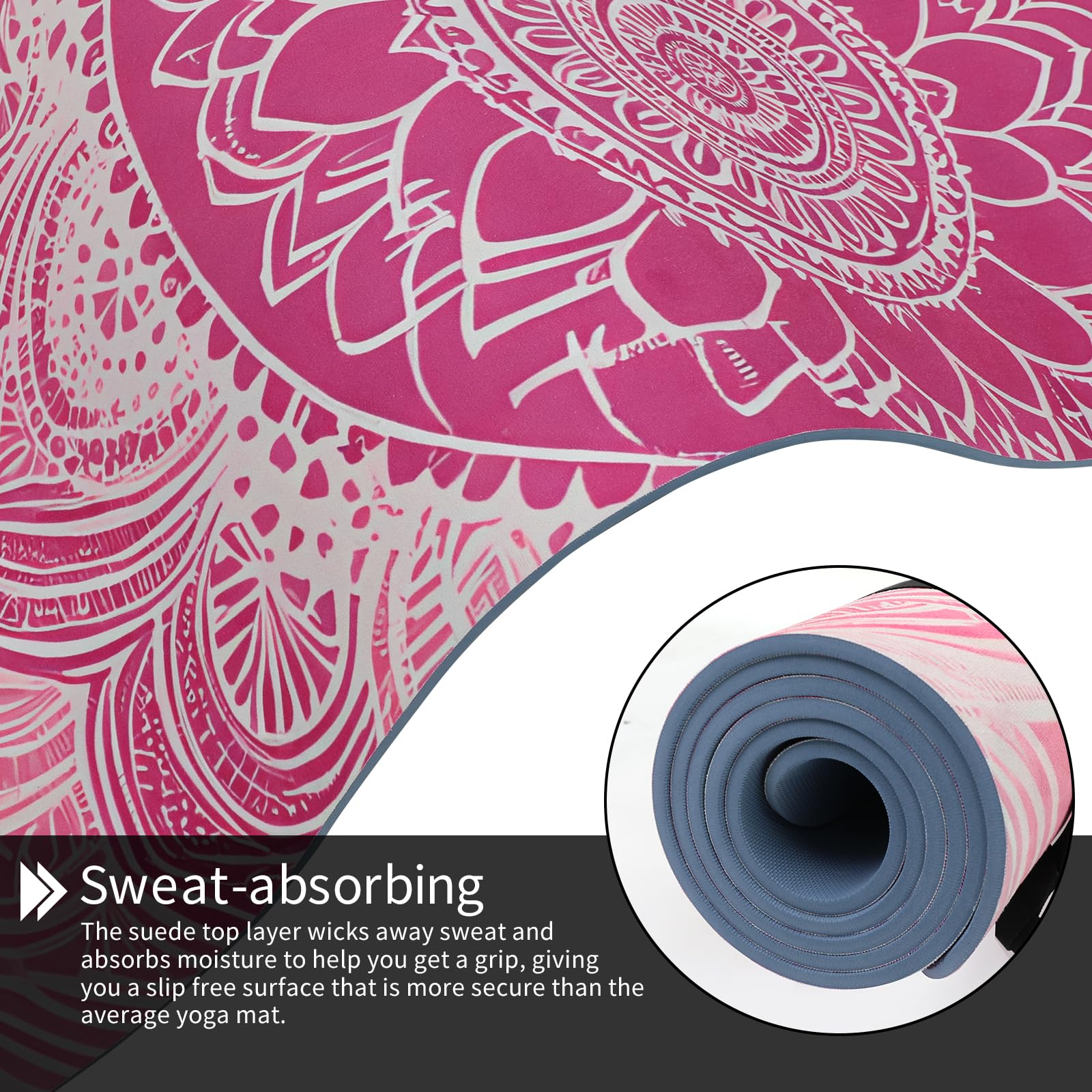 WUWAN rolled with carry strap ready to transport easily to studio or park