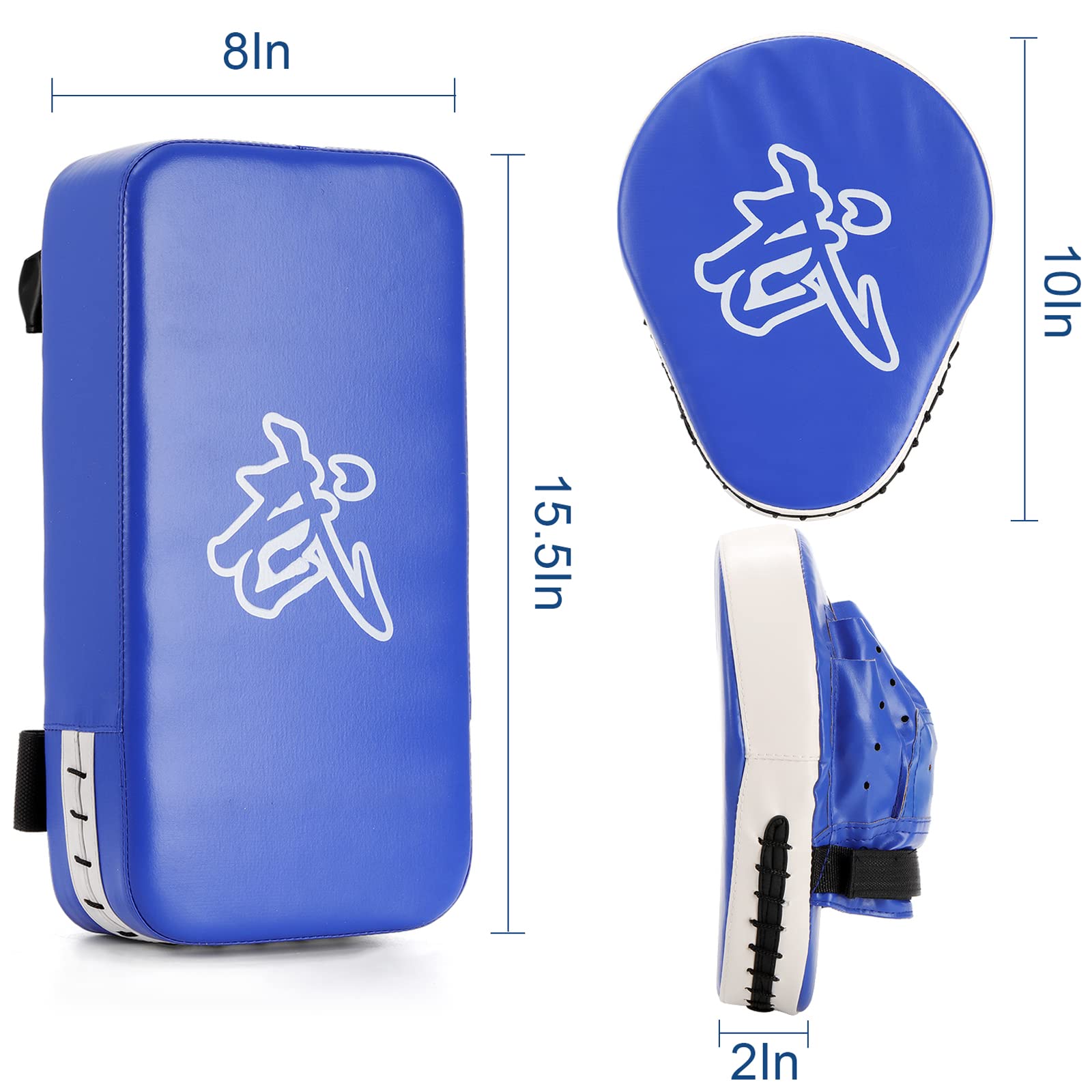 WUWEOT back view showing reinforced handle and dual forearm straps for stability