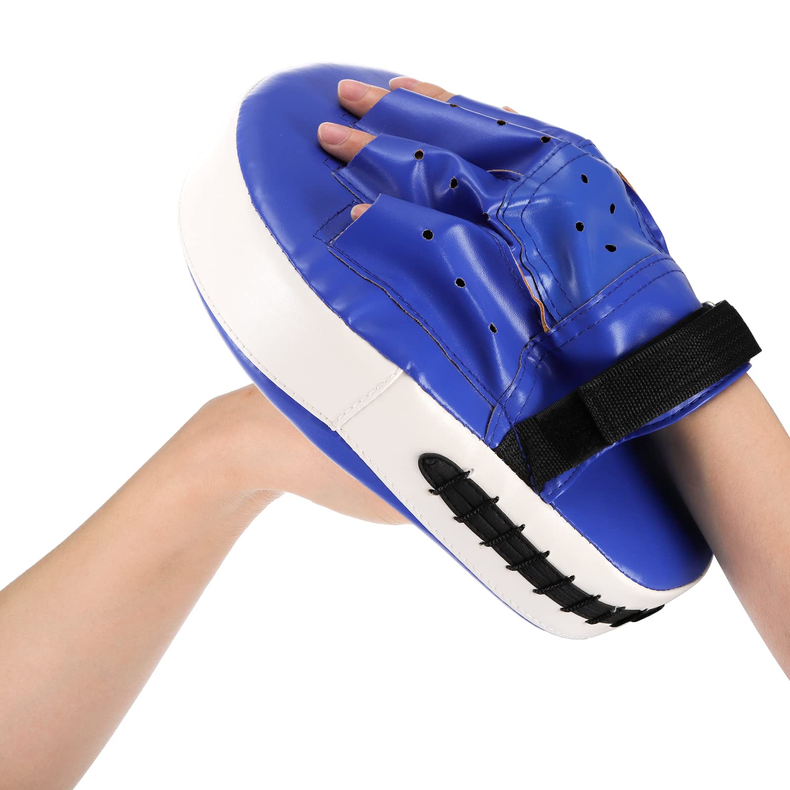 WUWEOT mitts held during punching drills to improve accuracy and timing