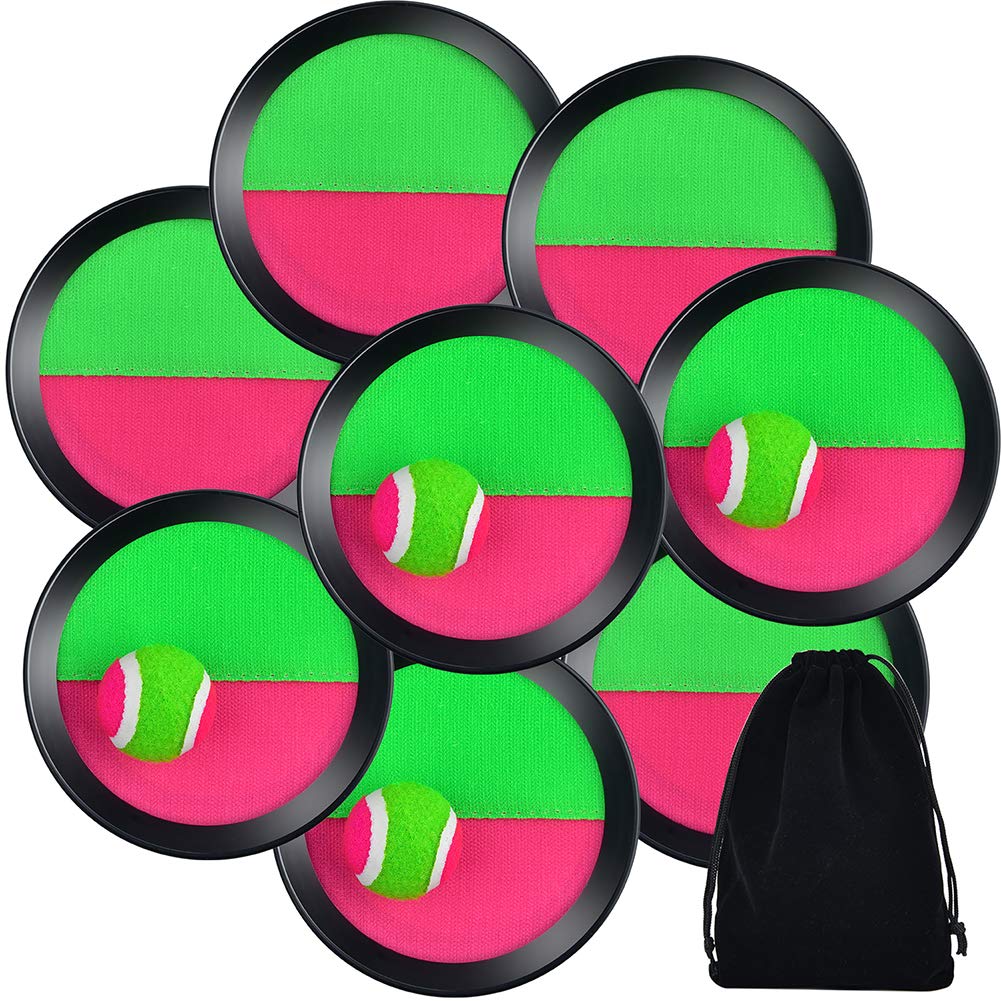 WXJ13 front view of paddle and ball set showing contents and benefits