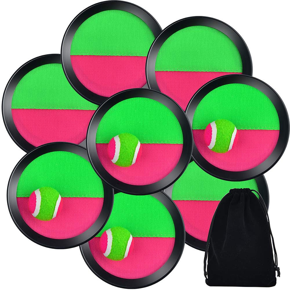 WXJ13 front view of paddle and ball set showing contents and benefits