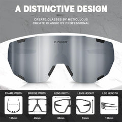 X-TIGER five interchangeable lenses displayed for versatile use
