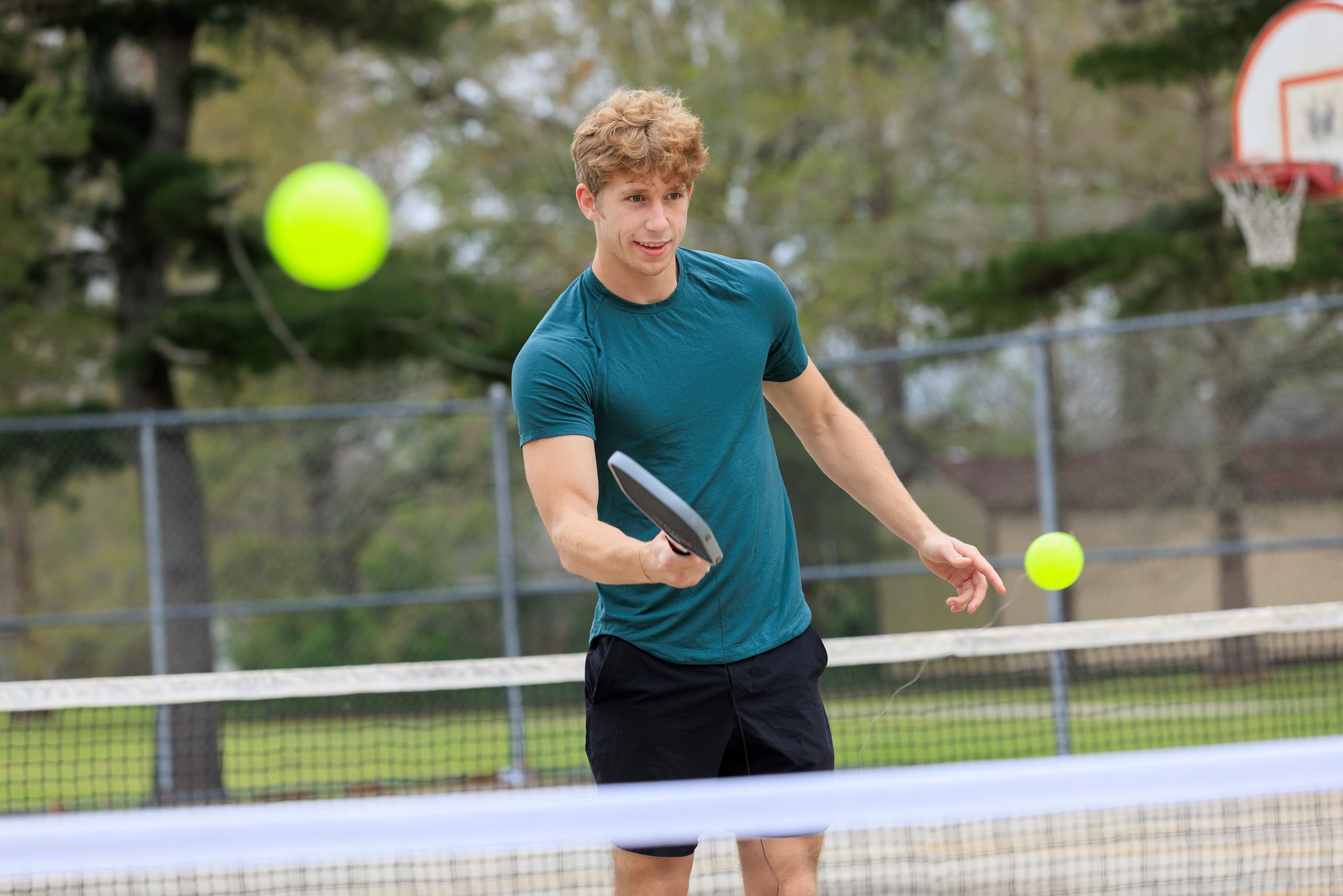 X-treme Pickleball Trainer materials texture close-up highlighting durable construction