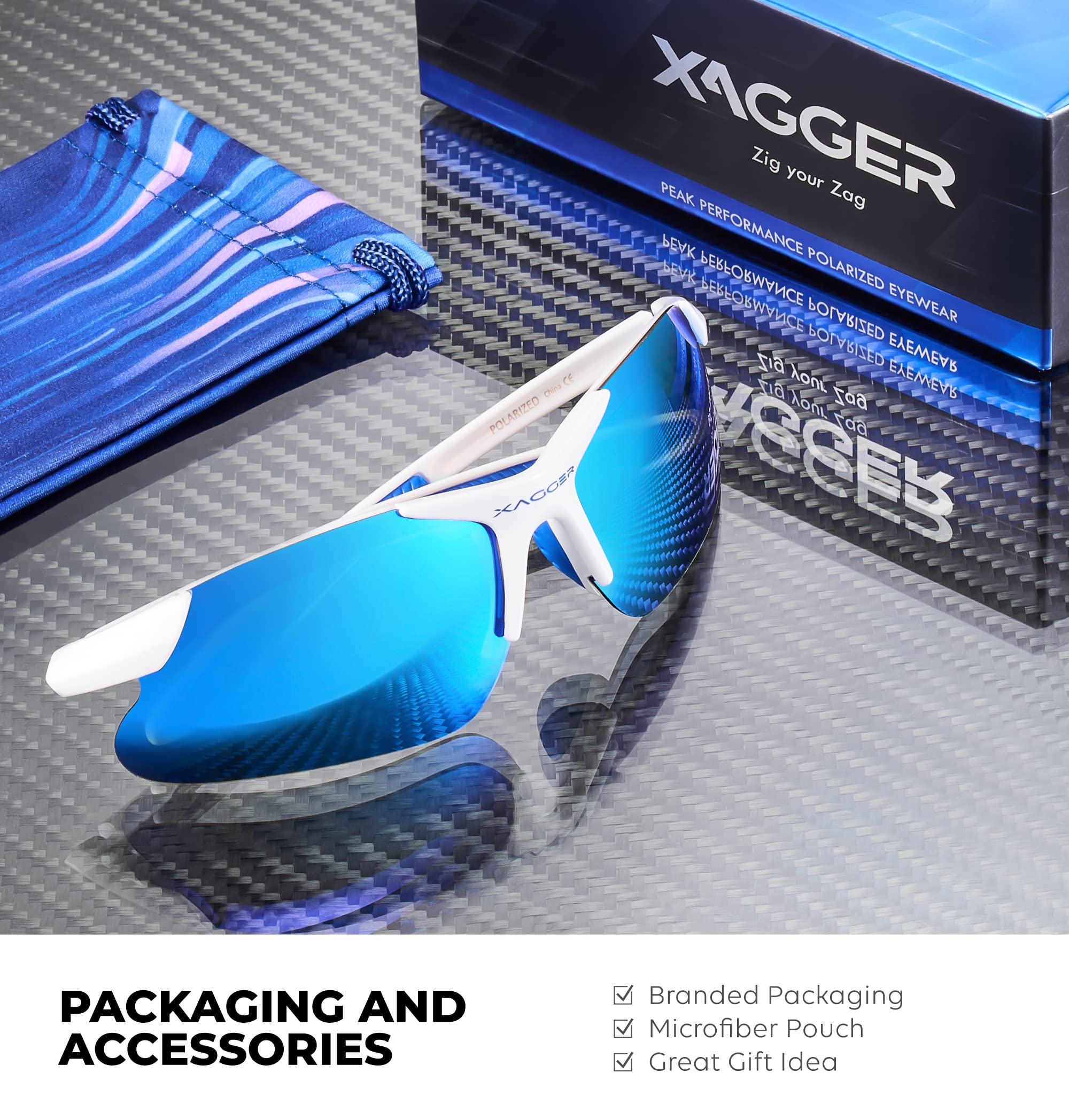Xagger packaging box and drawstring pouch for safe storage and gifting
