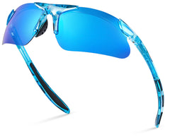 Xagger front view showing sporty frame and lens for clear vision