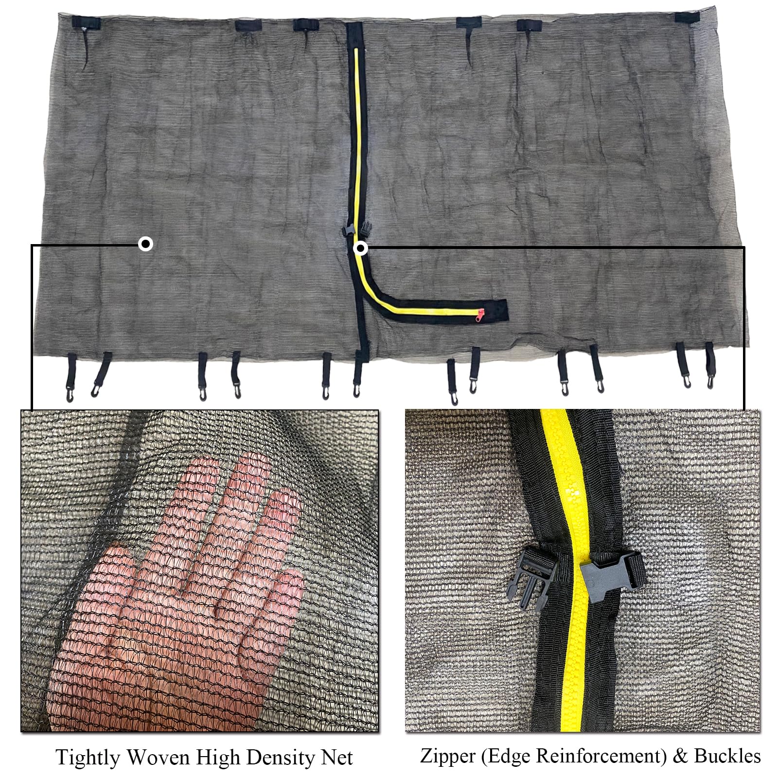 XATAMIO close-up of tightly woven PE net texture for durable protection