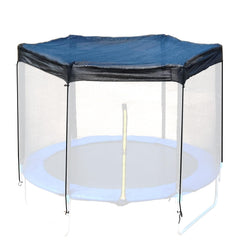 XATAMIO front view of 14FT shade cover protecting trampoline from sun
