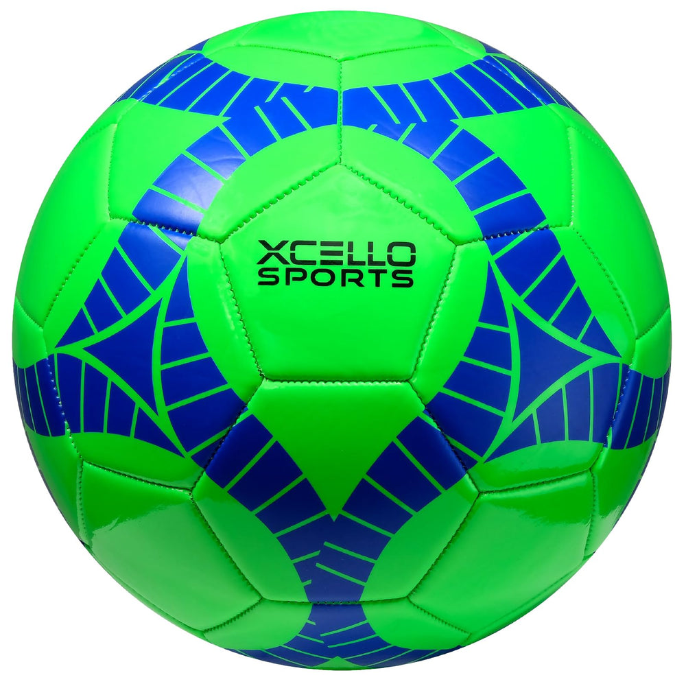 Xcello Sports hand pump with needle included for quick inflation on arrival