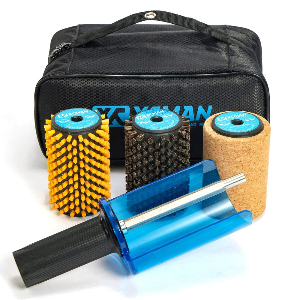 XCMAN kit front packed showing all components and organized layout benefit portability