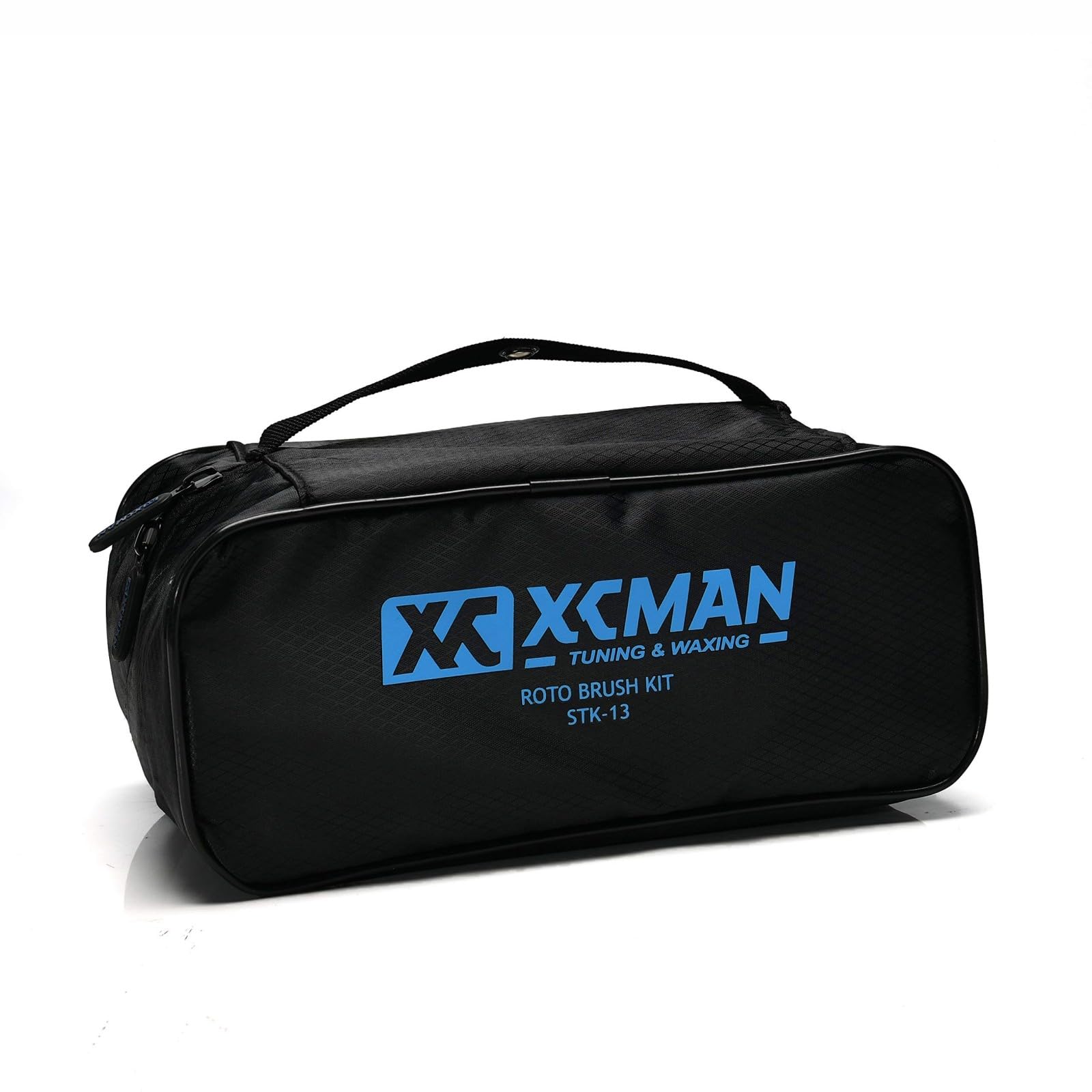 XCMAN tool in use on ski base showing efficient finishing and faster tuning benefit