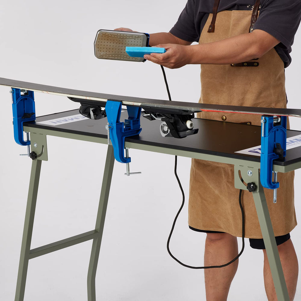 XCMAN side view showing height adjustment for comfortable tuning