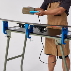 XCMAN side view showing height adjustment for comfortable tuning