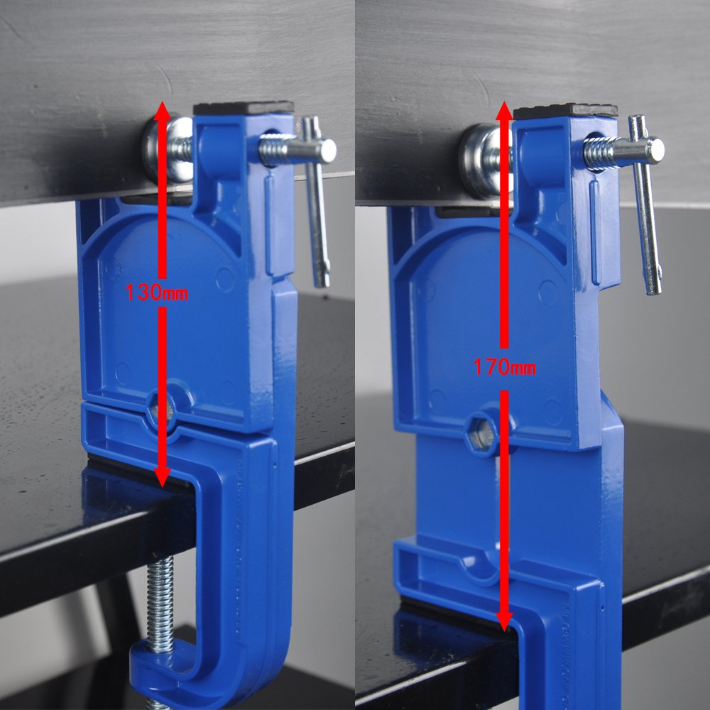 XCMAN non-slip snowboard clamp holding wide board securely