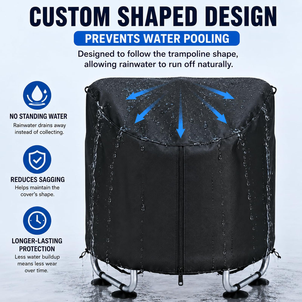 XCZ close-up of side zipper for quick installation and easy access