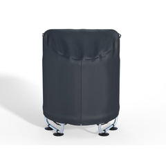 XCZ front view of cover on 55-inch trampoline showing full protection benefit