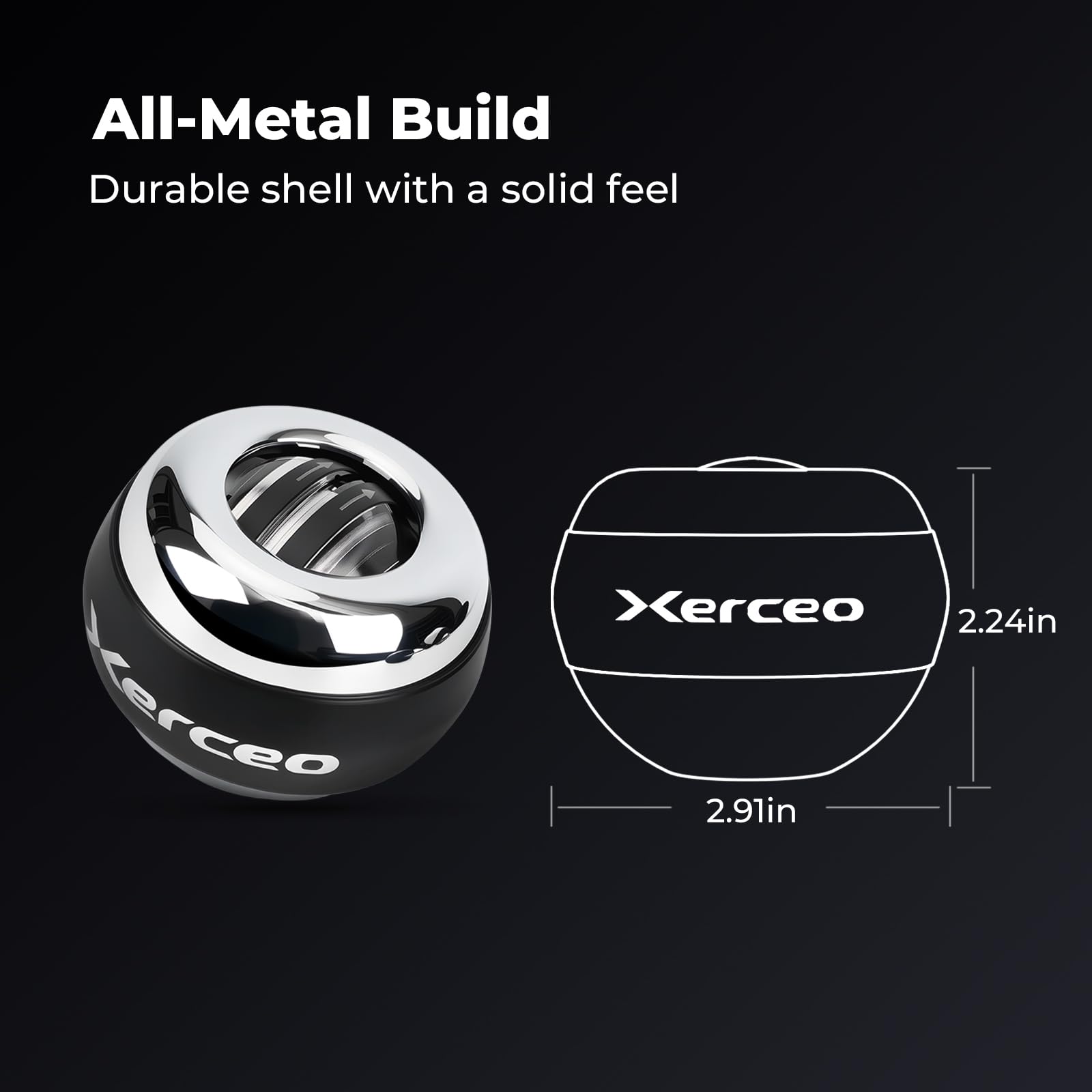 Xerceo next to included storage bag for easy transport and neat storage