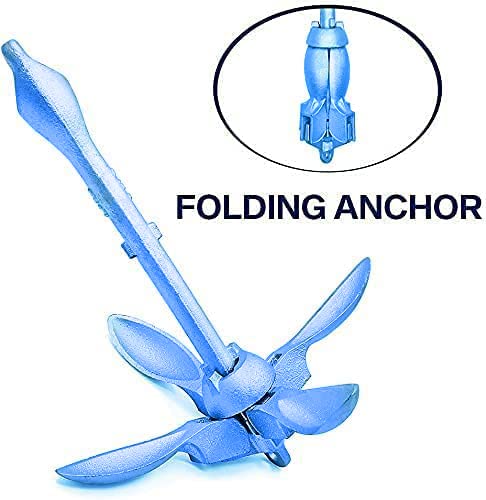 XIALUO lifestyle shot of kayak anchored while fishing showing hands-free stability benefit