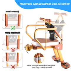 XIEEIX close-up padded cushion and skid-proof armrest for child comfort