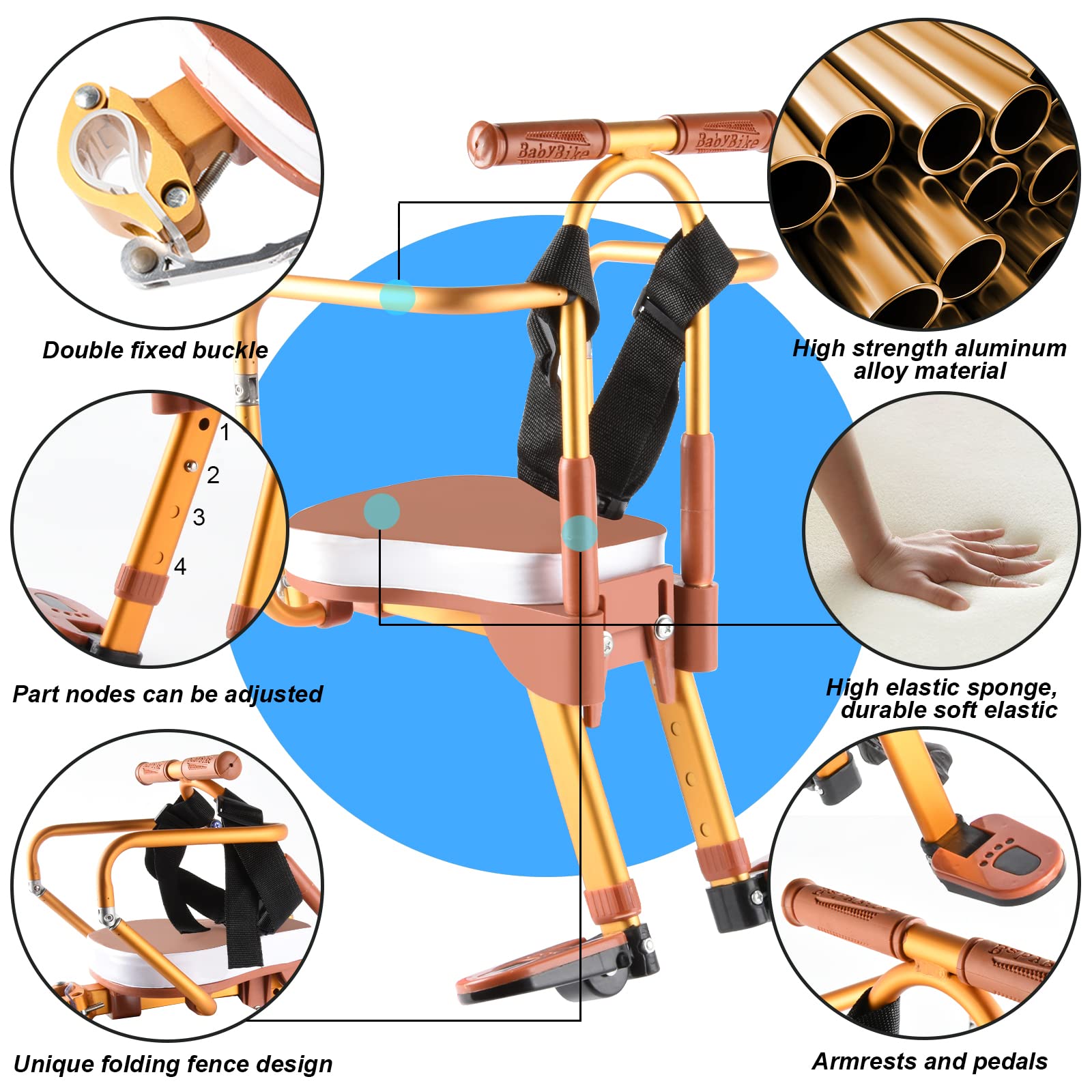 XIEEIX seat folded compact for travel and easy storage convenience