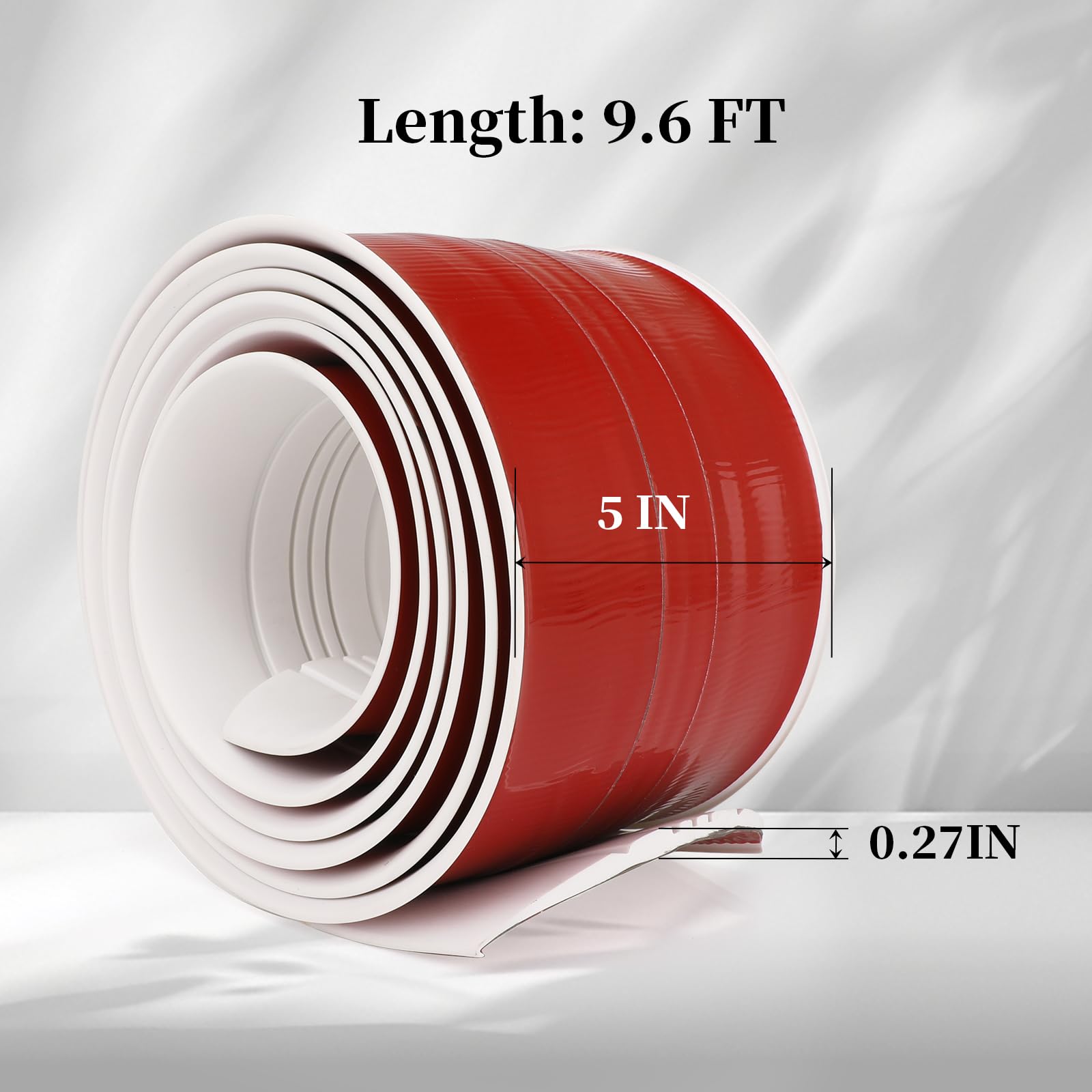 XINRINTONG length measurement showing 9.5ft coverage ideal for small to medium hulls