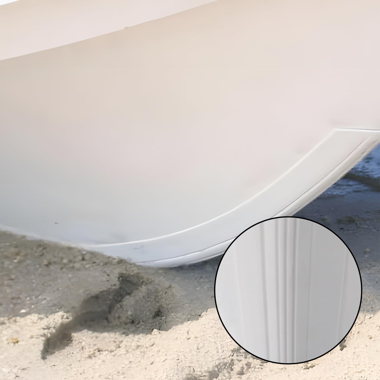 XINRINTONG lifestyle image of boat launching with keel guard protecting hull from ramps