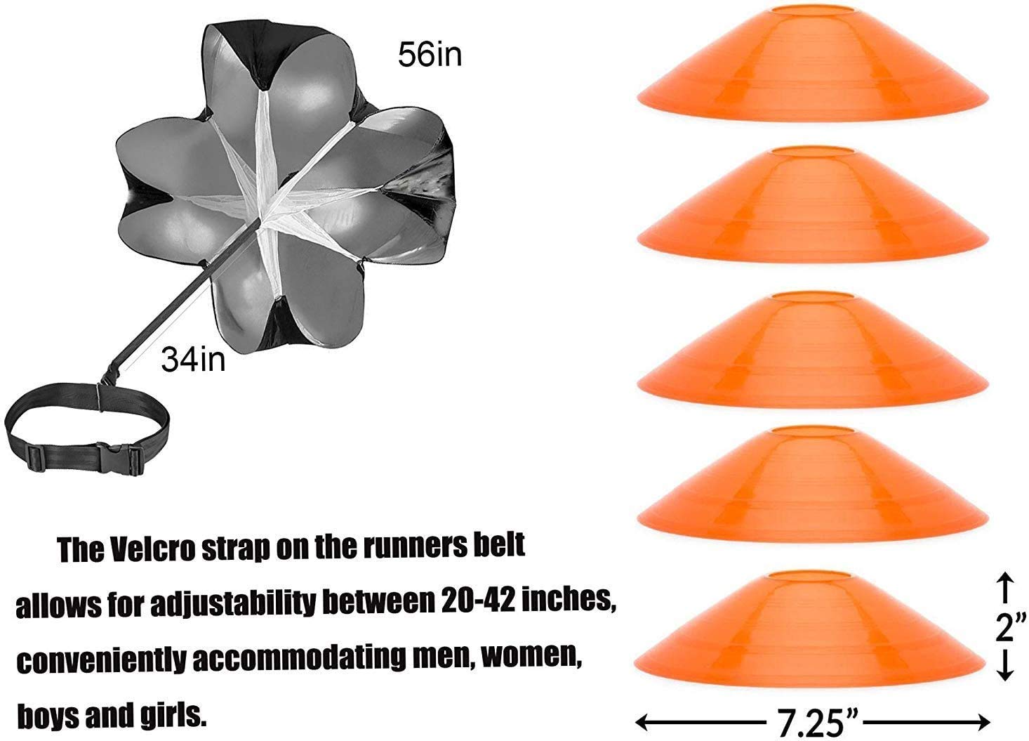 XINXIANG six cones and four steel pegs laid out, organized for drills