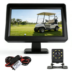 Xislet front-facing kit showing monitor and camera for easy installation