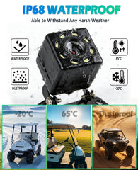 Xislet 4.3-inch monitor on dash with widescreen view for safer reversing