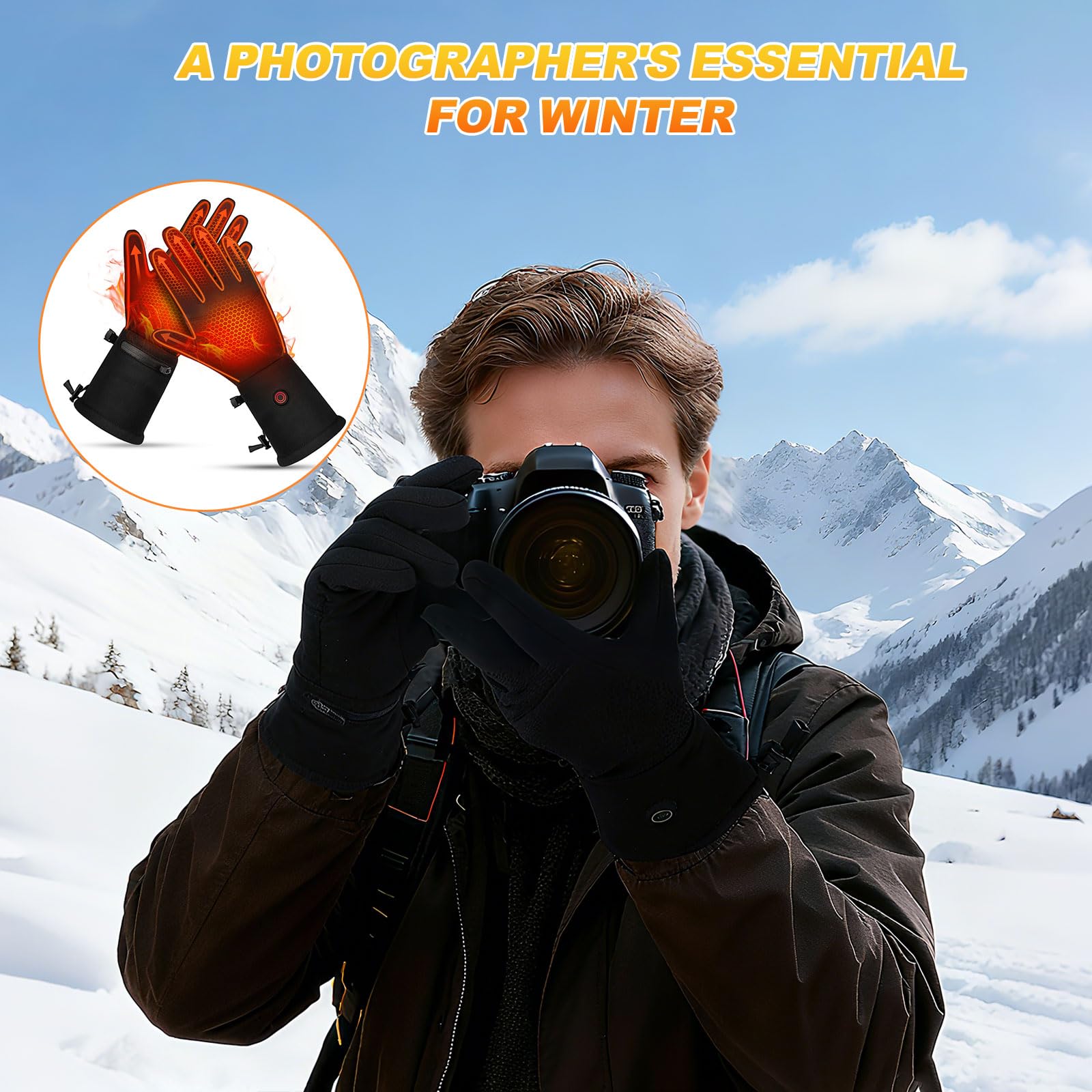 Xmaceds liner fitted under mitten demonstrating layered warmth and versatility