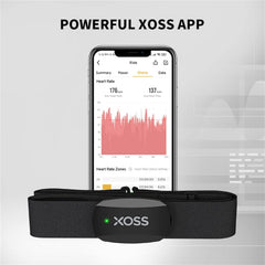 XOSS X2 worn on athlete torso demonstrating secure placement and benefit