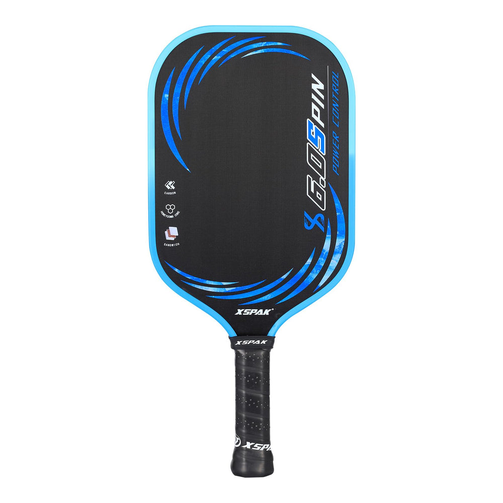 XS XSPAK front view showing carbon face and large sweet spot for control