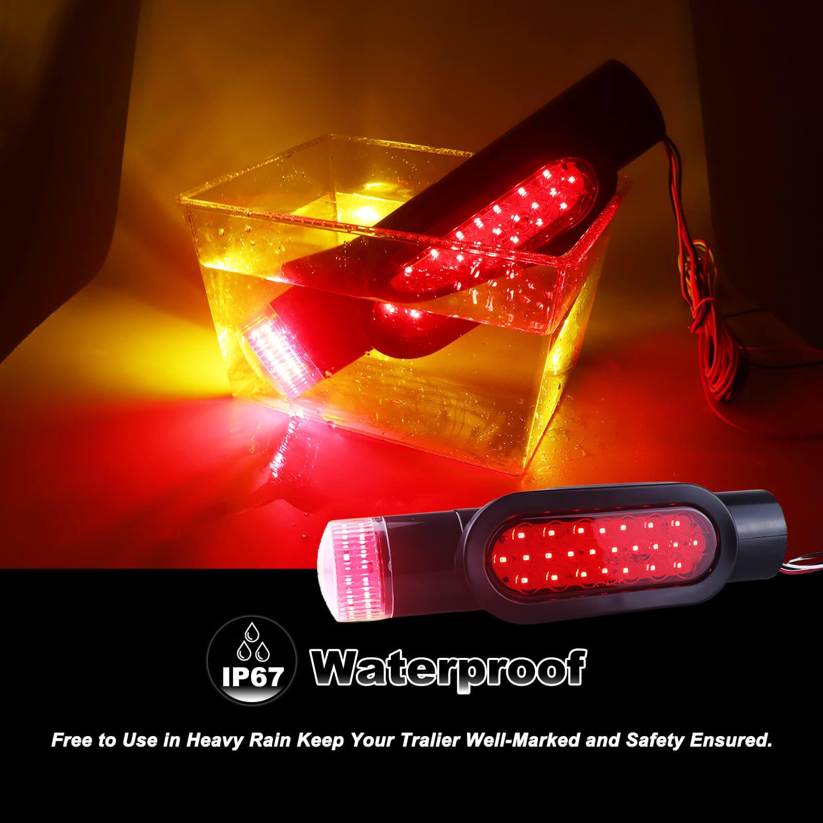 XtraGlow size comparison with ruler showing compact profile and installation scale