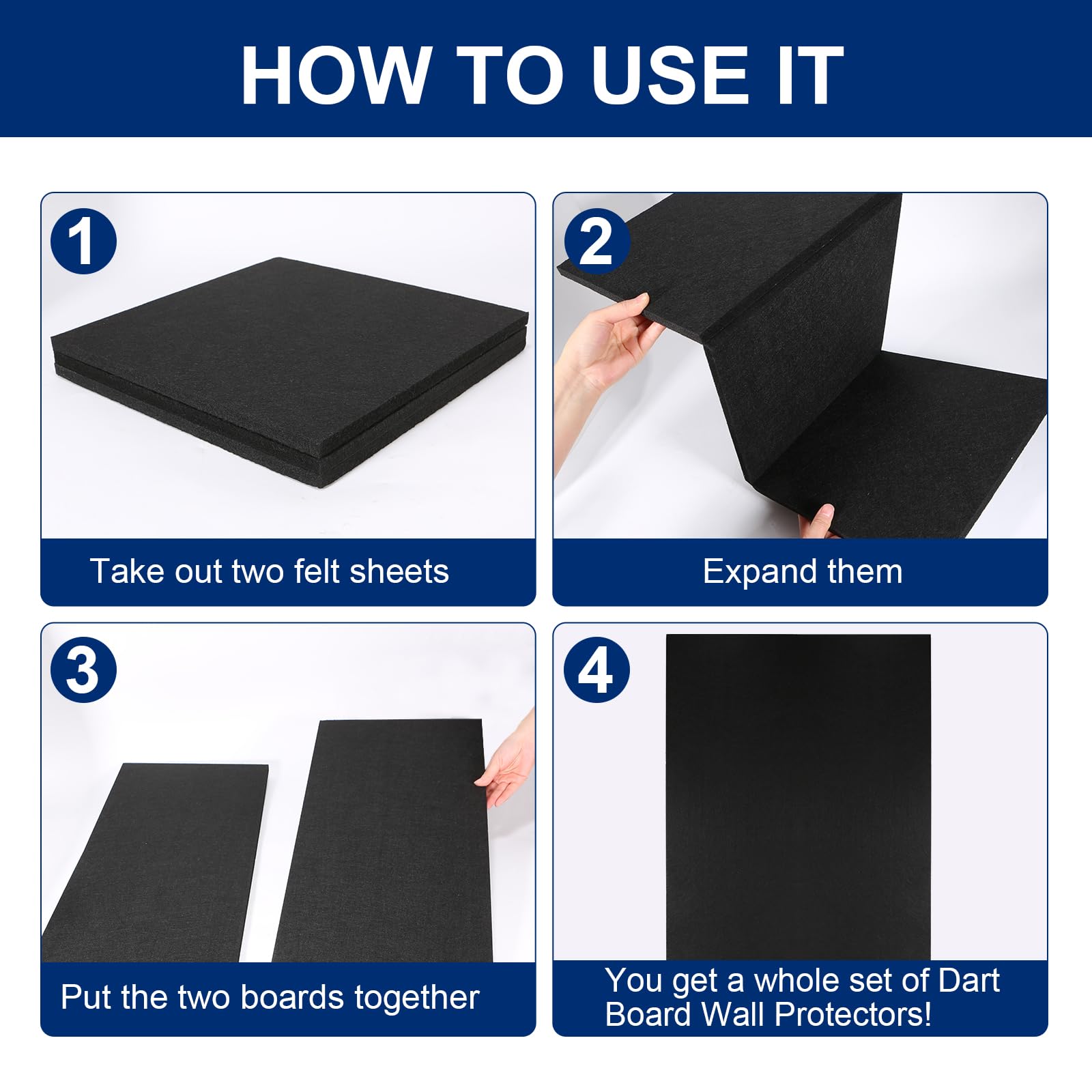 XUANZIKEMAO adhesive strips on back for quick secure installation