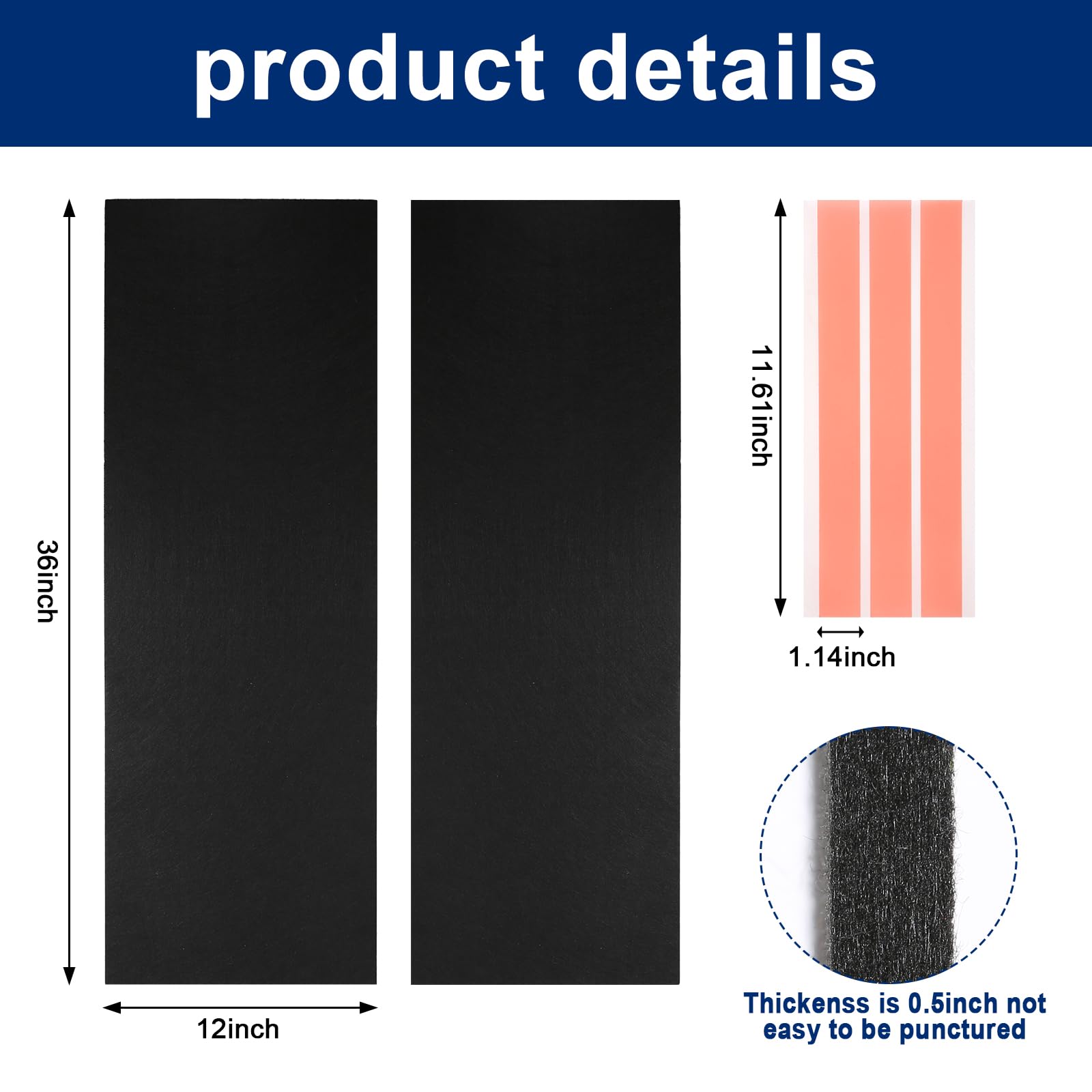XUANZIKEMAO close-up felt texture shows impact absorption benefit