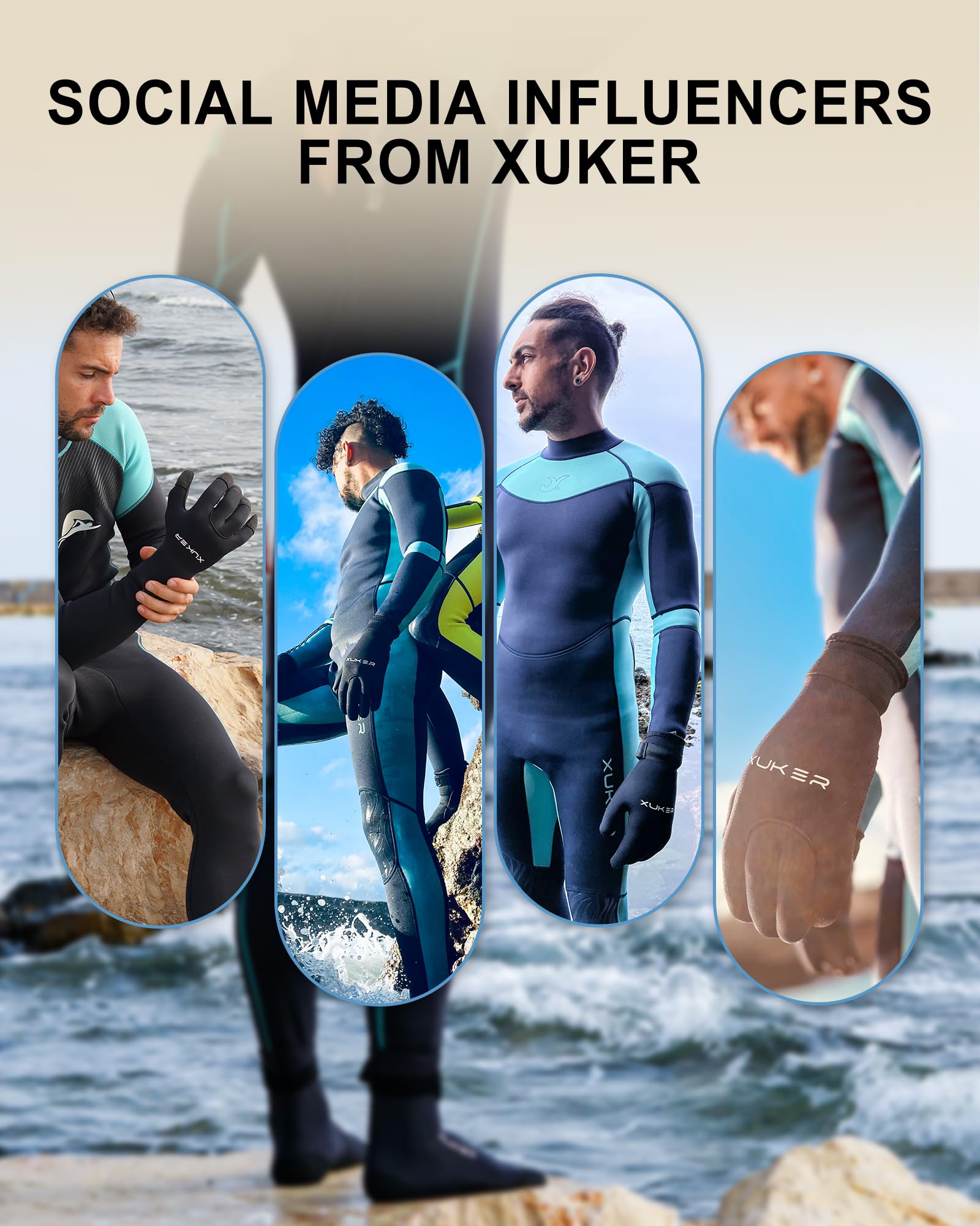 XUKER socks worn during beach volleyball showing sand resistance and secure footing